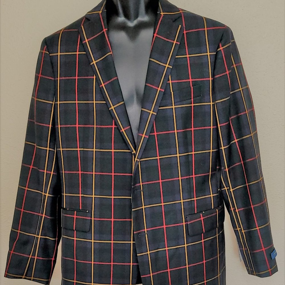 Men's Brand New Tartan Blazer Size 44R